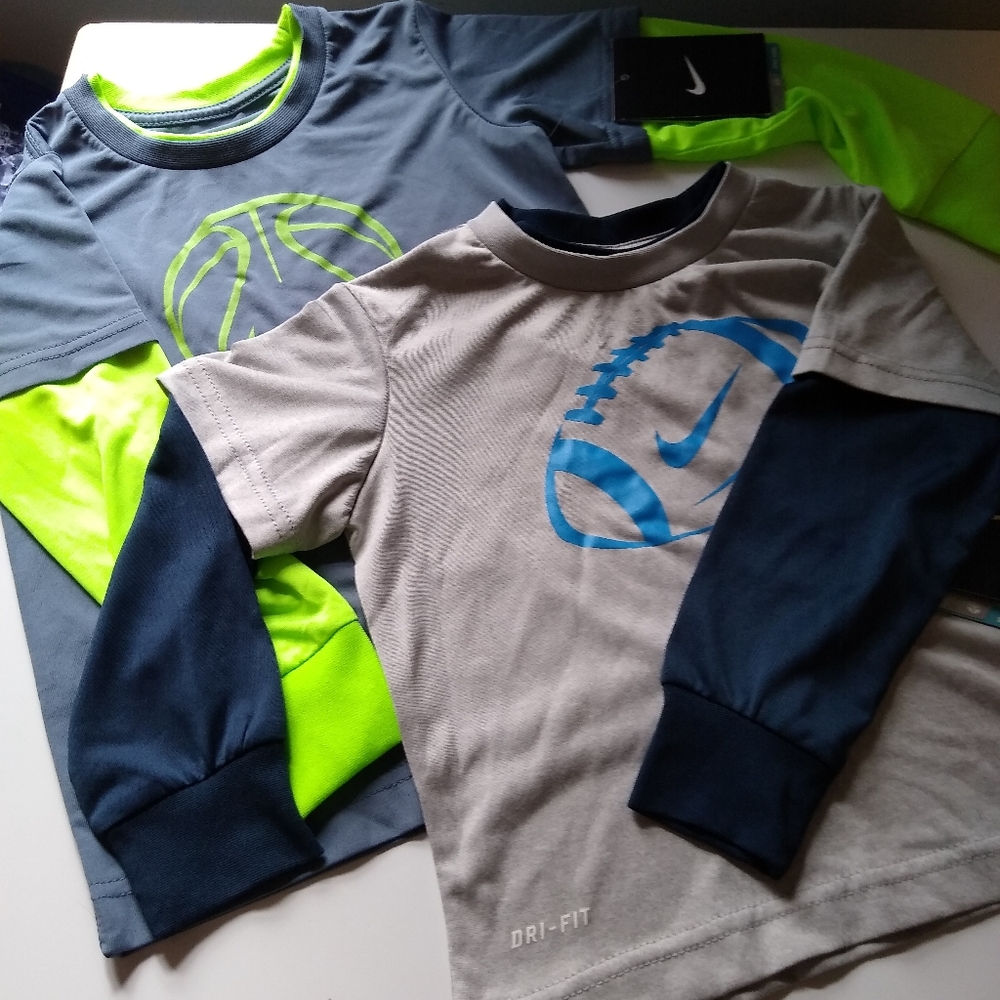 NWT Boys Nike dri-fit long sleeves